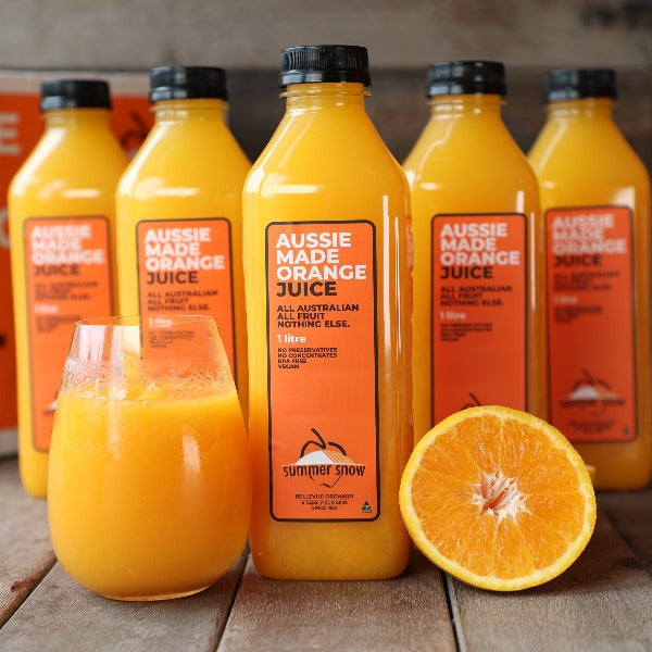 Orange Juice 12 x Litre Summer Snow Juice