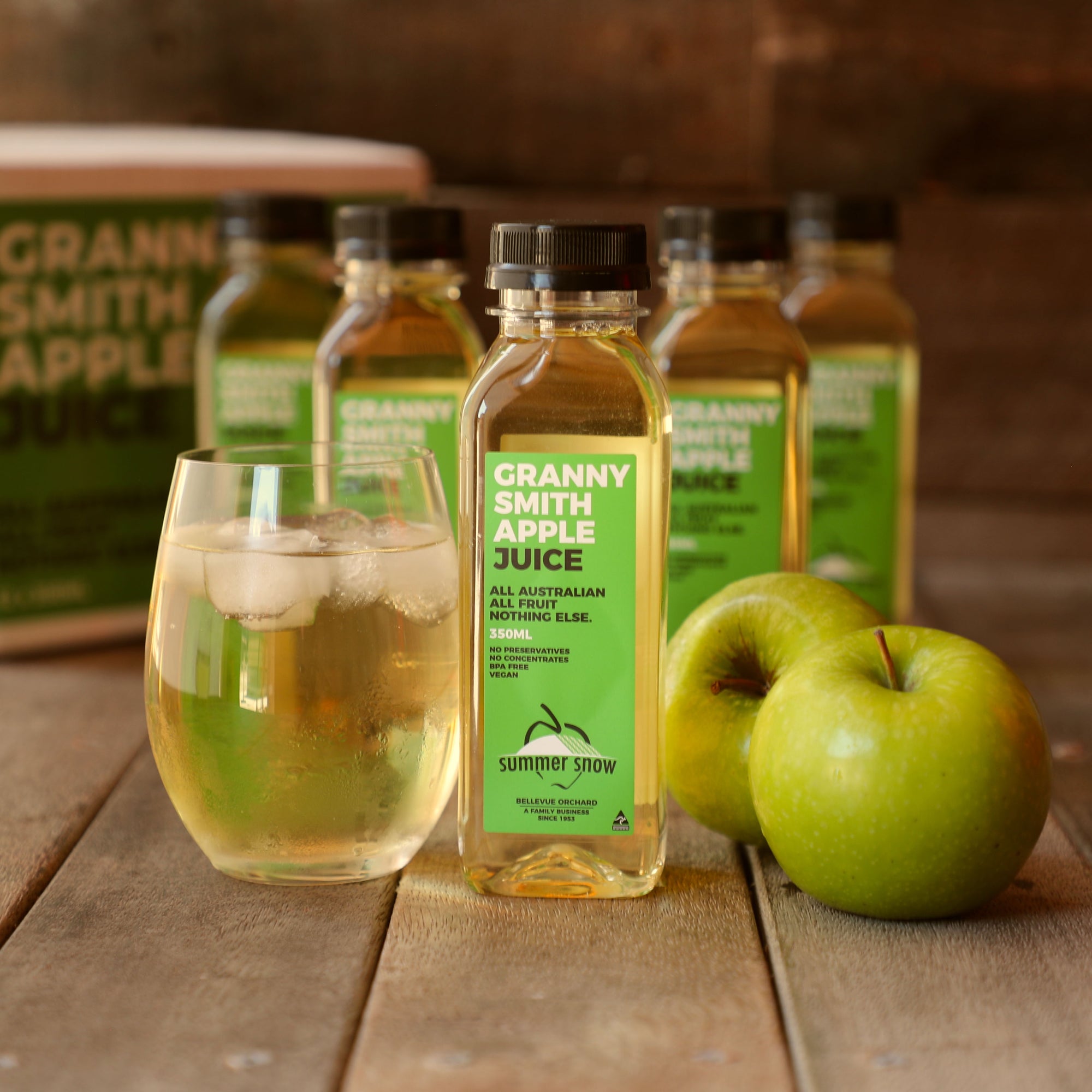 Granny Smith Apple Lunch Box Juice 350ml (12 pack)