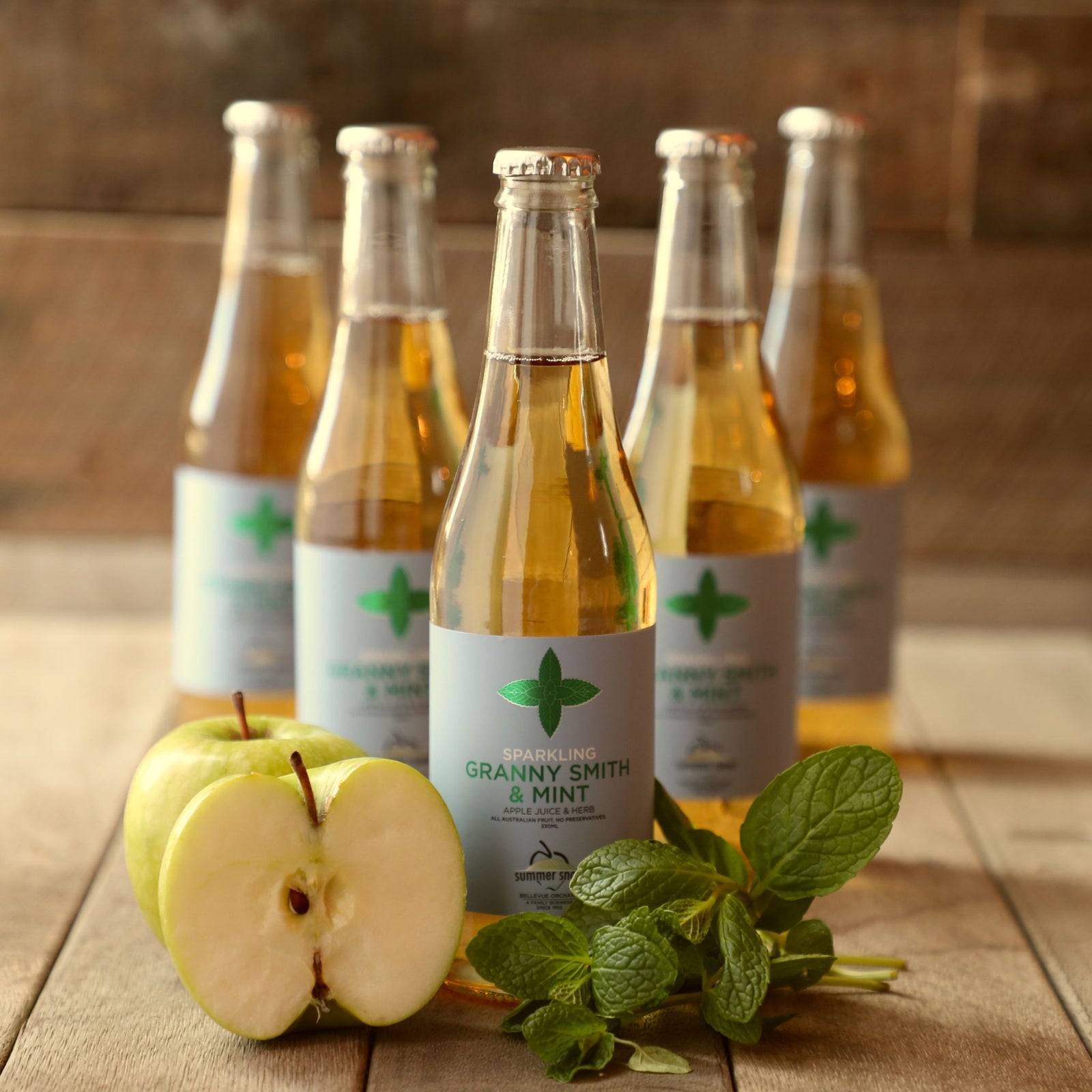 Granny Smith & Mint Sparkling Juice 330ml
