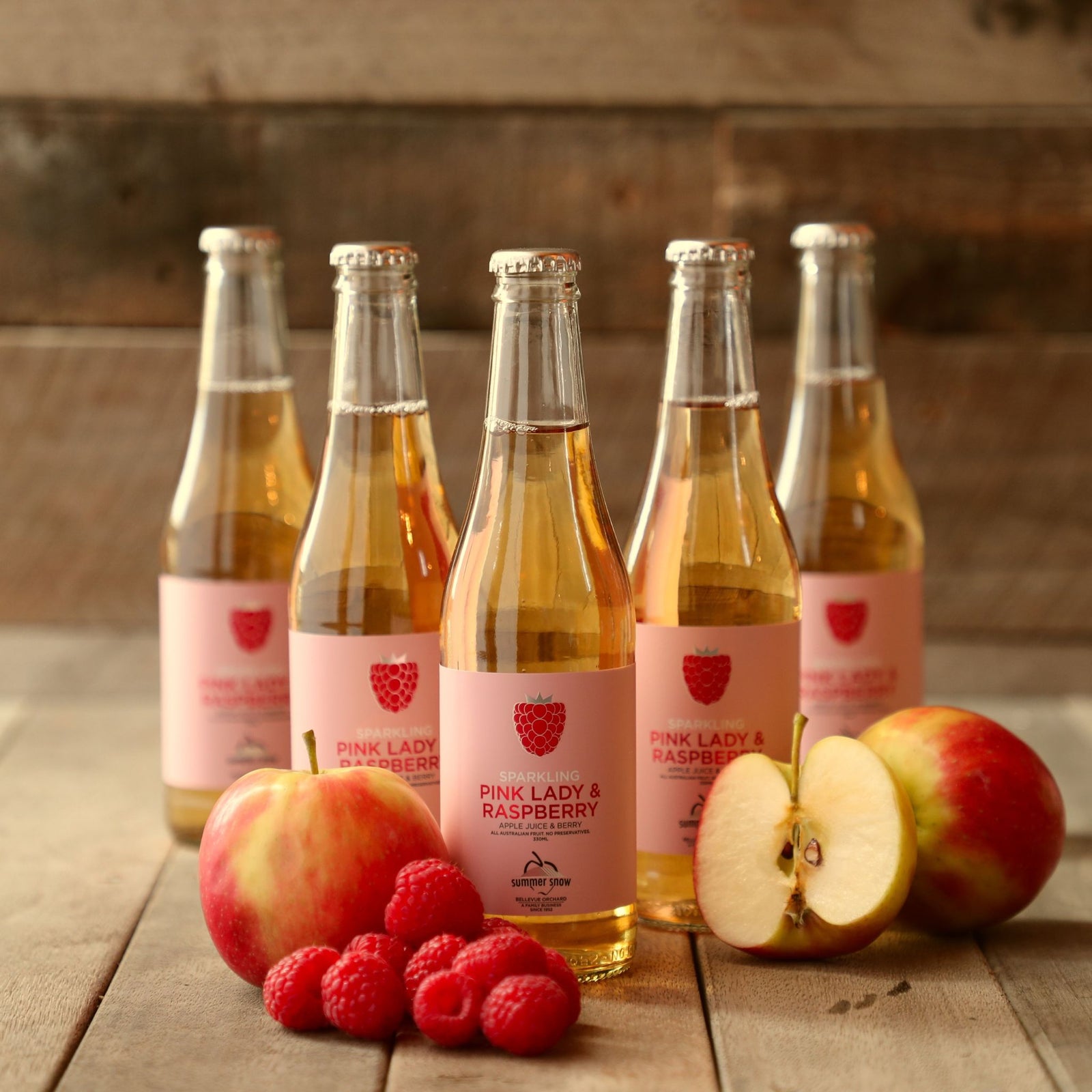 Pink Lady & Raspberry Sparkling Juice 330ml